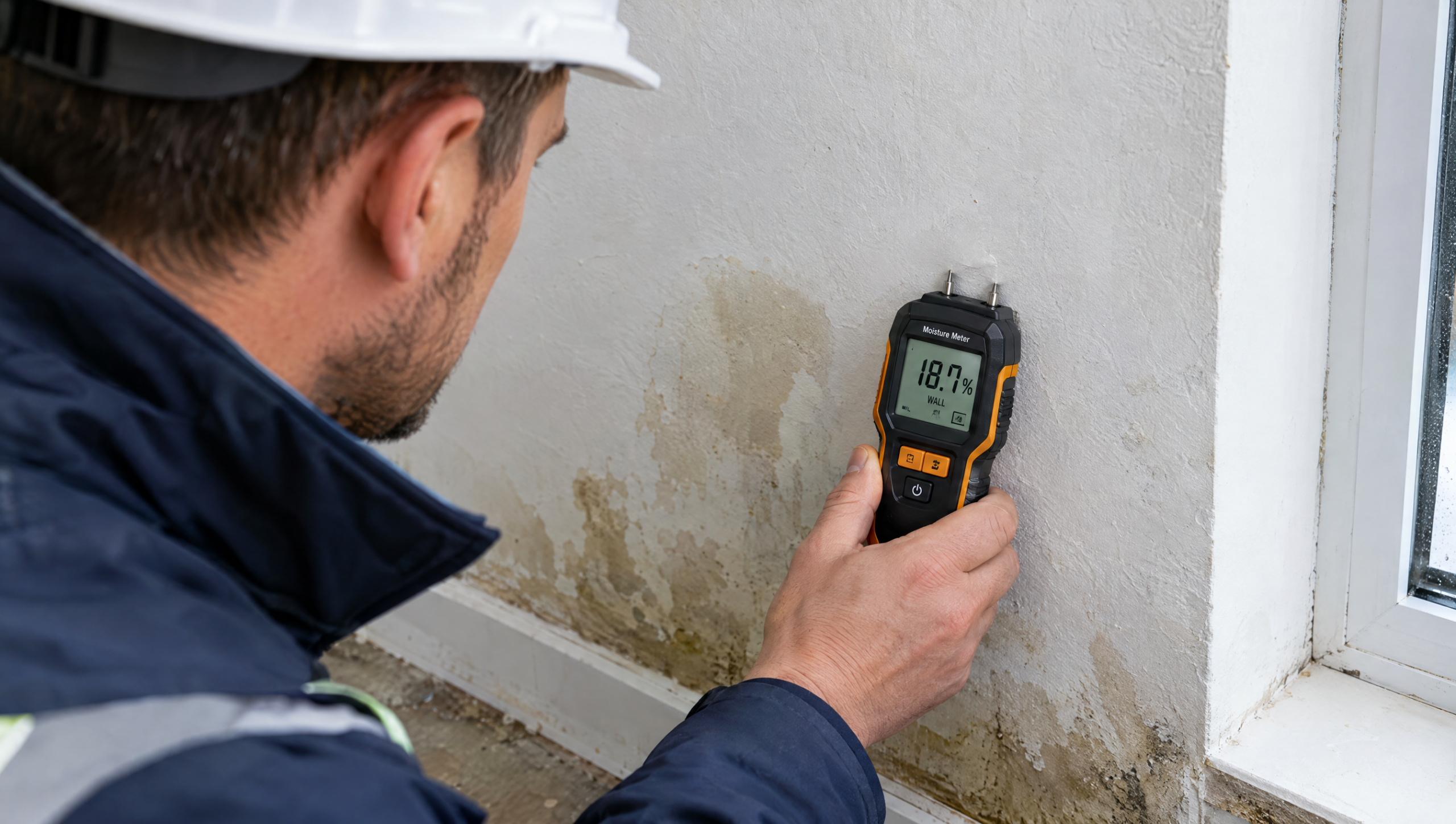 Property moisture inspection and assessment